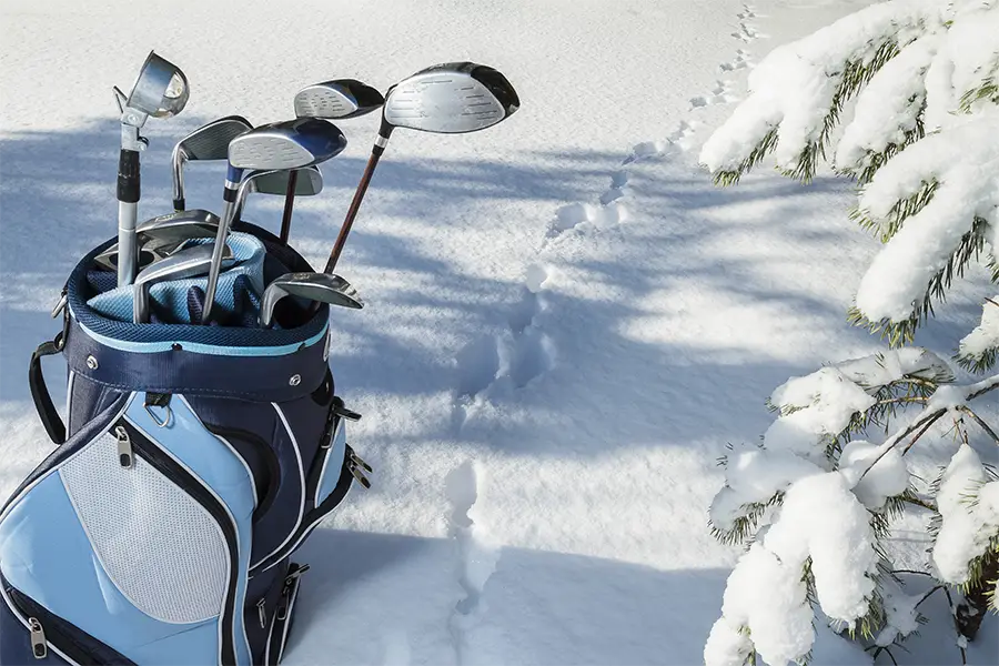 golf sur neige